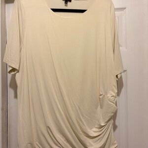 Talbots Cream Short Sleeve Women's Top